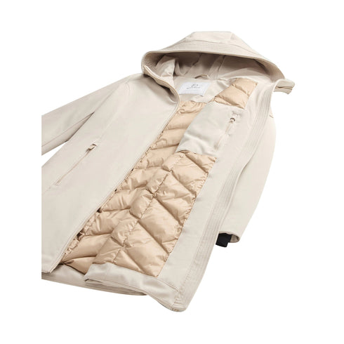 Woolrich Parka Parka Donna lungo Firth liscio Beige A24 - WOOLRICHCFWWOU0889FRUT3496 - 7404 - L - Francavilla Moda
